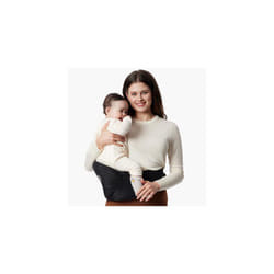 CPC-Certified Baby Hip Carrier - Adjustable Waistband with Original 3D Belly Protector, Ergonomic Carrier with Various Pockets for Newborns & Toddlers