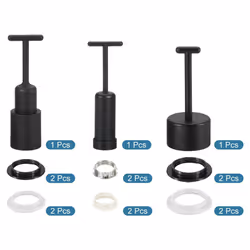 G9/E14/E27 Light Socket Rings Metal Lamp Shade Holder Ring Replacement with Removal Tool Black White 1 Set