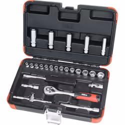 Hilka 03142502 25pce 1/4-inch Drive Socket Set