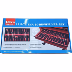Hilka Screwdriver Set 22 piece screw driver kit in eva foam tray