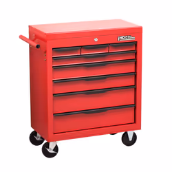 HILKA 8 DRAWER TOOL STORAGE TROLLEY CHEST ROLL CABINET