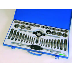 Hilka 48404500 Tungsten Steel Tap & Die Set Pro Craft, 45 Piece