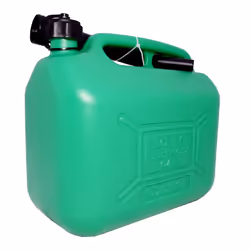 Hilka Tools 84809510 10L Plastic Fuel Can, Green 1 Green