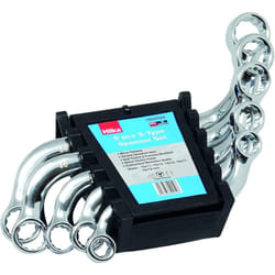 Hilka 16500502 5 PCE Metric Pro Craft S-Type Spanner Set, Set of 5 Pieces