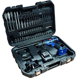 Hilka Tools PTLCD1850 18V Li-ion Cordless Drill/Driver with 50 Accessories, 18 V