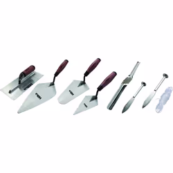 66416006 6 PCE Soft Grip Trowel Set, Blue