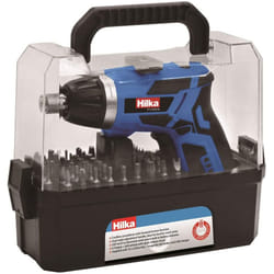 Hilka Tools PTCSDK36 3.6V Li-ion Cordless Screwdriver Kit, Blue