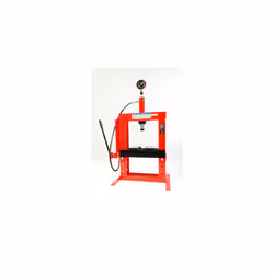 82950010 10 Tonne Bench Top Shop Press,Red,silver