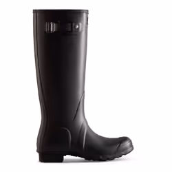 Hunter Original Womens Tall Black Rubber Wellington Boots - UK 3
