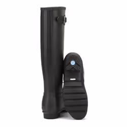 Hunter Original Womens Tall Black Rubber Wellington Boots - UK 3 - Additional view 4