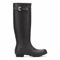 Hunter Original Womens Tall Black Rubber Wellington Boots - UK 4