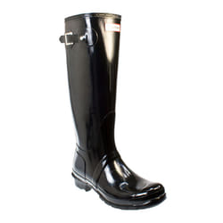 Hunter Wellies Original Gloss Tall Women Black Rubber Boots - UK 3