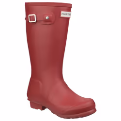 ) Hunter Original Rubber Red Wellington Boots - Red, 3 (Adults'