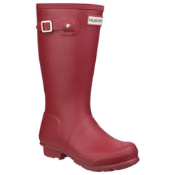 ) Hunter Original Rubber Red Wellington Boots - Red, 3 (Adults'
