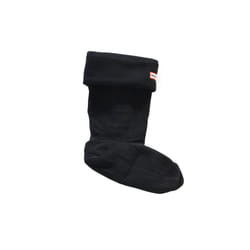 Hunter Kids Black Fleece Welly Socks - X-Small