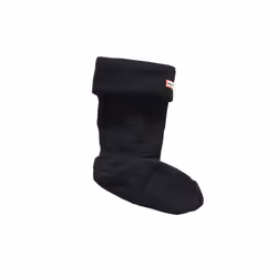 Hunter Kids Black Fleece Welly Socks - Small