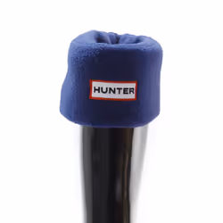 Hunter Kids Navy Fleece Welly Socks - X-Large