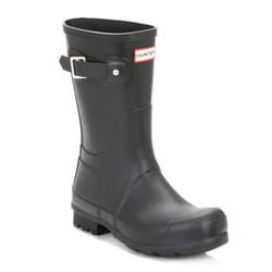 Hunter Original Mens Black Short Wellington Boots - UK 8