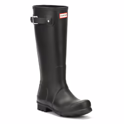 Hunter Original Mens Black Tall Wellington Boots - UK 7