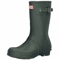Hunter Womens Original Short Hunter Green Rain Boot - 5 B(M) US