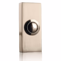 Byron 2204BN Wired surface mounted bell push button, Wired, Brass, Metal, 32 mm, 20 mm, 74 mm