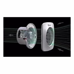XPELAIR SIMPLY SILENT 150mm 6" FAN + TIMER, SQUARE