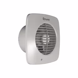 XPELAIR, DX150HTS, Two speed 150mm axial  fan with humidistat / timer and square grille-front, 93076