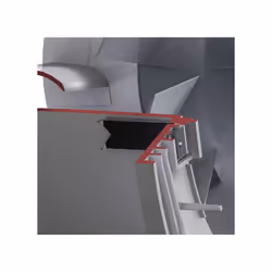 XPELAIR, DX150HTS, Two speed 150mm axial  fan with humidistat / timer and square grille-front, 93076