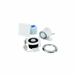 Xpelair ALL100T 93291AW Airline LED Inline Shower Extractor Fan Timer