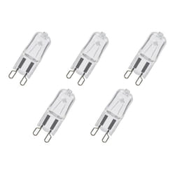5 x BELL 04081 Halogen Capsule Lamps G9 2700K 630lm Clear 240V 42 Watt