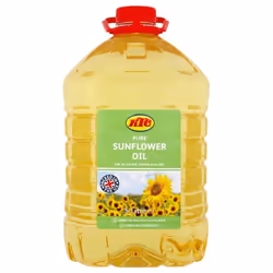 KTC Sunflower Oil 5 Litres (Pack of 1)- All Types of Cooking & Serving
