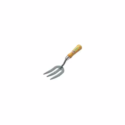 Bulldog 1041030680 Premier Tanged Weed Fork 6" Wooden Handle