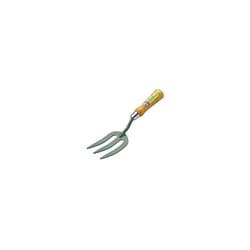 Bulldog 1041030680 Premier Tanged Weed Fork 6" Wooden Handle