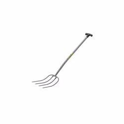 Bulldog BMFT Manure Fork 4 Prong Steel Shaft T Handle