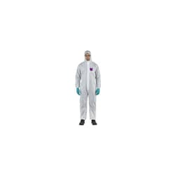 X15S138 AlphaTec 1500 Model 138 Disposable Work Overall with Hood Chemical Protection Type 56 Waterproof Coverall Suit Industrial Safety Workwear Men