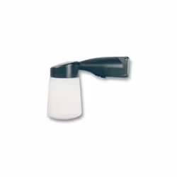 Eterna WGLEDBK 'Wellglass' Style Corner Mounted Light Fitting 9.5W (Black)