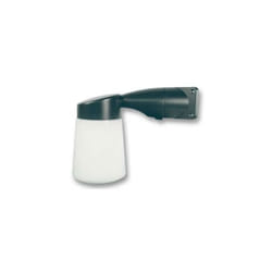 Eterna WGLEDBK 'Wellglass' Style Corner Mounted Light Fitting 9.5W (Black)