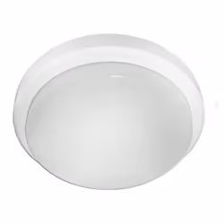 Eterna KCAS8WHFL Cassi 8W LED IP54 Round White/Opal Ceiling/Wall Light 4000K
