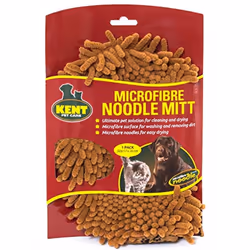 Kent Microfibre Noodle Mitt Ultimate Pet Solution For Washing Cleaning & Drying