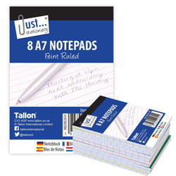 Just Stationery A7 Notepad (Pack of 8)