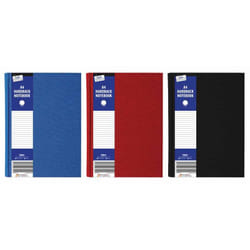 Just Stationery TA6700 writing notebook A4 Black, Blue, Red