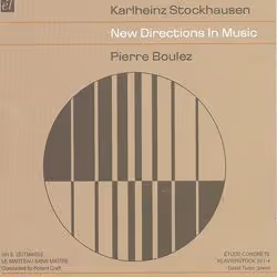 Cherry Red Records New Directions In Music, CD, Karlheinz Stockhausen/Pierre Boulez, 200 g