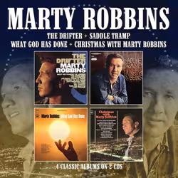 Cherry Red Records Marty Robbins: The Drifter / Saddle Tramp / What God Has Done / Christmas With Marty Robbins, Country, Mar ...