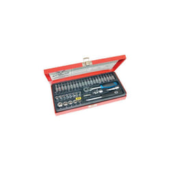 CK T4655 Sure Drive Socket Set 39 Piece 1/4" Drive In Metal Case