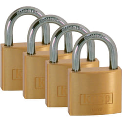 Kasp K12040D4 40 mm Brass Padlock Keyed Alike (Pack of 4))