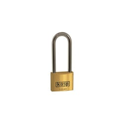 Kasp K12540L63A1 Premium Brass Padlock 40mm Long Shackle 63mm Keyed Alike