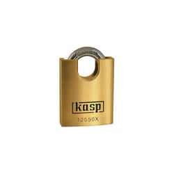 Kasp K12550XD Premium Brass Padlock 50mm Closed Shackle