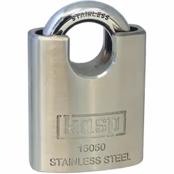 Kasp 150 Stainless Steel Padlock - 50 Millimeters