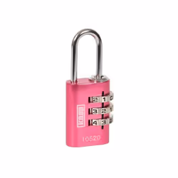Kasp K10520PIND Aluminium Combination Padlock 20mm Pink