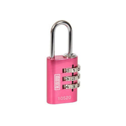 Kasp K10520PIND Aluminium Combination Padlock 20mm Pink